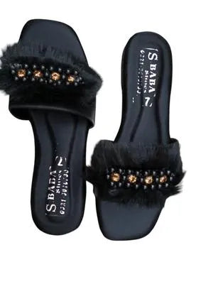 Women's Rexine Fancy Slippers