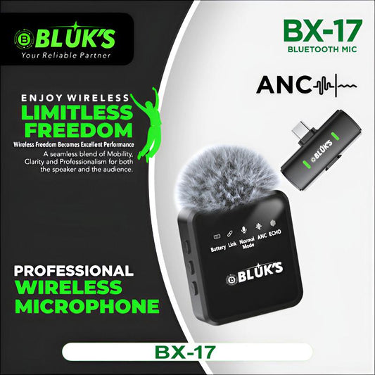 BLUK’S BX-17 Professional Lavalier Microphone
