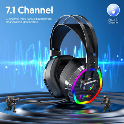 G608 USB Wired RGB Gaming Headset