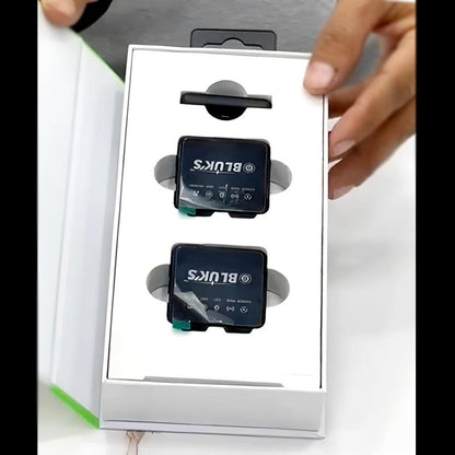 BLUK’S BX-10 Dual Wireless Microphone with ANC, 9ms Low Latency and Dual-Mic Transmitters for Smartphones & Cameras