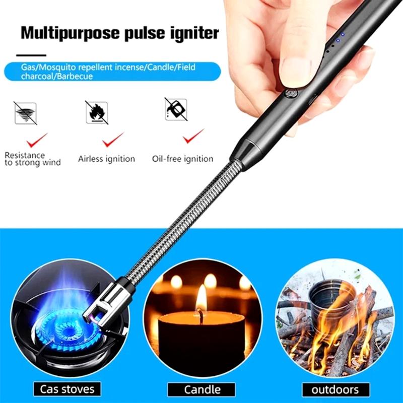 360° Flexible Neck USB Pulse Arc Lighter –