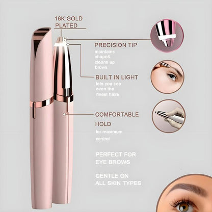 Pack Of 2 Electric Eyebrow Trimmers Mini Eye Brow Shavers Portable Epilators