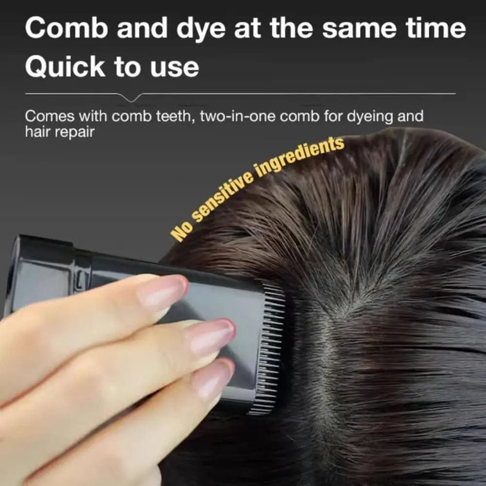 Water And Sweat Proof Hair Comb Dye Long Lasting Easy To Use Safe And Effective Hair Coloring Solution
