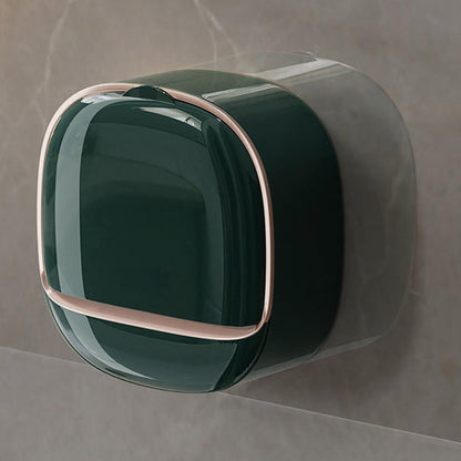 Waterproof Soap Box for Shower, Hanging Soap Holder with Drainage for Bathroom Storage