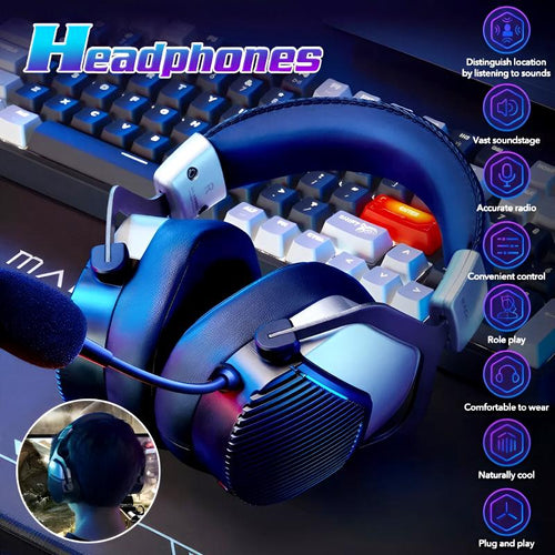 GH601 Machenike 7.1 Surround Sound RGB Gaming